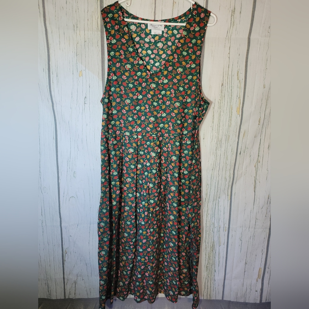 Vintage Allison Gray Petites Christmas Dress